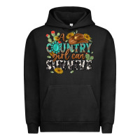 Pigment Black a country girl can survive Urban Hoodie - MaliasSmallBusiness