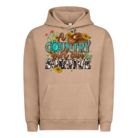 Pigment Burro a country girl can survive Urban Hoodie - MaliasSmallBusiness