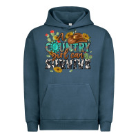 Pigment Midnight Navy a country girl can survive Urban Hoodie - MaliasSmallBusiness