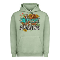Pigment Oil Green a country girl can survive Urban Hoodie - MaliasSmallBusiness