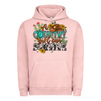 Pigment Salmon a country girl can survive Urban Hoodie - MaliasSmallBusiness