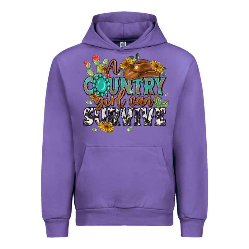 A Country Girl Can Survive Urban Hoodie by MaliasSmallBusiness | Teevron