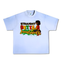Grape Ice Straight outta Juneteenth Urban Heavy Tee - RanaPortraitStore