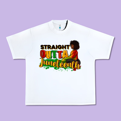 Straight Outta Juneteenth Urban Heavy Tee Designed By Ranaportraitstore
