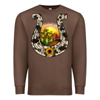 Chestnut horseshoe sunset Premium Sweatshirt - JahusDesignShop