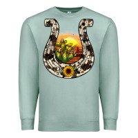 Seafoam horseshoe sunset Premium Sweatshirt - JahusDesignShop