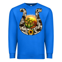 True Royal horseshoe sunset Premium Sweatshirt - JahusDesignShop