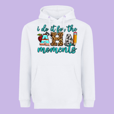 I Do It For The Aha Moments Heavyweight Hoodie Designed By Bundleandbundleshop