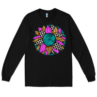 Black race sunflower Long Sleeve Tee - Zillion Design Studio