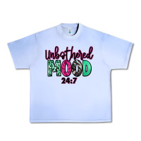 Grape Ice Unbothered mood 24:7 Urban Heavy Tee - RanaPortraitStore
