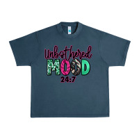 Midnight Navy Unbothered mood 24:7 Urban Heavy Tee - RanaPortraitStore