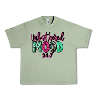 Oil Green Unbothered mood 24:7 Urban Heavy Tee - RanaPortraitStore
