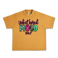 Peanut Butter Unbothered mood 24:7 Urban Heavy Tee - RanaPortraitStore