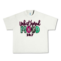 Pistachio Unbothered mood 24:7 Urban Heavy Tee - RanaPortraitStore