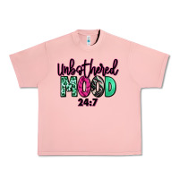 Salmon Unbothered mood 24:7 Urban Heavy Tee - RanaPortraitStore