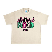 Unbothered Mood 24:7 Urban Heavy Tee | Teevron