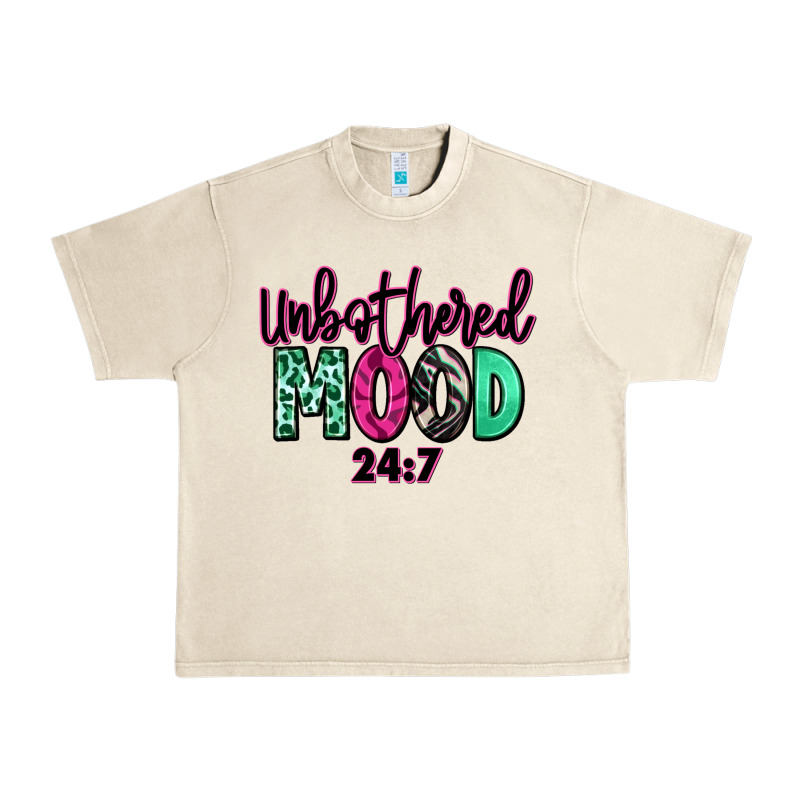 Unbothered Mood 24:7 Urban Heavy Tee by RanaPortraitStore | Teevron