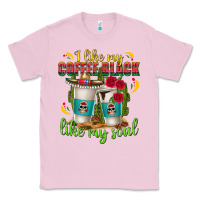 Bubblegum Pink I Like My Coffee Black Like My Soul Classic Tee - texasbilliewilder