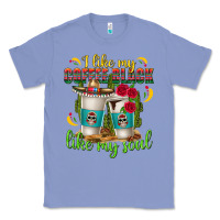 Colony Blue I Like My Coffee Black Like My Soul Classic Tee - texasbilliewilder