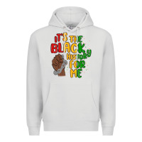 Dove Grey it s the black history for me Premium Hoodie - MaliasSmallBusiness