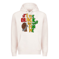 Pale Pink it s the black history for me Premium Hoodie - MaliasSmallBusiness
