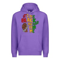 Purple it s the black history for me Premium Hoodie - MaliasSmallBusiness
