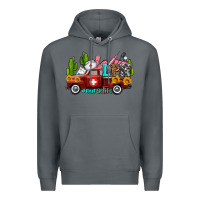 Rock lpn nurse truck with cactus and sunflowers Premium Hoodie - AdoDesignShop