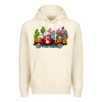 Sandshell lpn nurse truck with cactus and sunflowers Premium Hoodie - AdoDesignShop