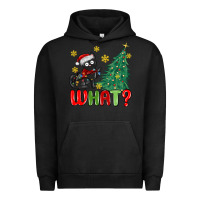 Pigment Black christmas  cat  what Urban Hoodie - MaliasSmallBusiness