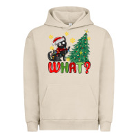 Pigment French Oak christmas  cat  what Urban Hoodie - MaliasSmallBusiness
