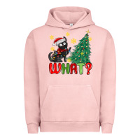 Pigment Salmon christmas  cat  what Urban Hoodie - MaliasSmallBusiness