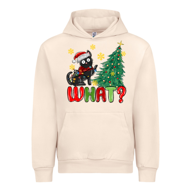 Christmas  Cat  What Urban Hoodie by MaliasSmallBusiness | Teevron