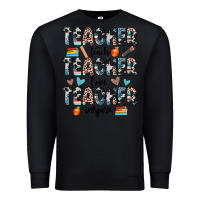 Black teacher teach love inspire Premium Sweatshirt - JahusDesignShop