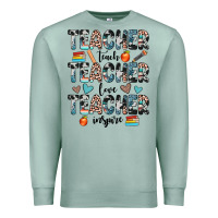 Seafoam teacher teach love inspire Premium Sweatshirt - JahusDesignShop