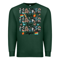 Sports Green teacher teach love inspire Premium Sweatshirt - JahusDesignShop