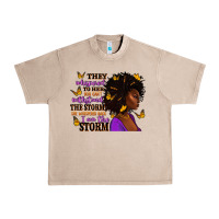 French Oak They whispered to her afro woman Urban Heavy Tee - RanaPortraitStore