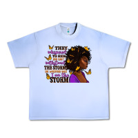 Grape Ice They whispered to her afro woman Urban Heavy Tee - RanaPortraitStore