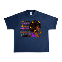 Navy They whispered to her afro woman Urban Heavy Tee - RanaPortraitStore
