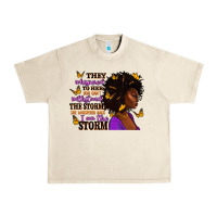 Sandshell They whispered to her afro woman Urban Heavy Tee - RanaPortraitStore