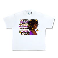They Whispered To Her Afro Woman Urban Heavy Tee | Teevron