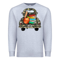 Heather Grey farm truck,back to school Premium Sweatshirt - JahusDesignShop