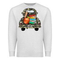 Oatmeal Heather farm truck,back to school Premium Sweatshirt - JahusDesignShop