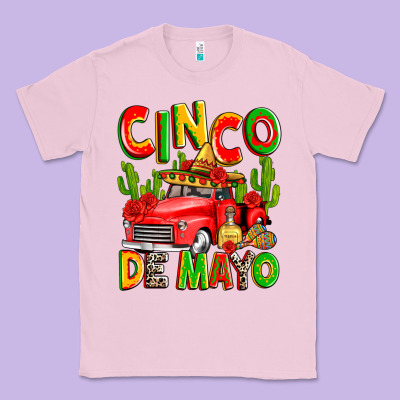 Cinco De Mayo Truck Classic Tee Designed By Zillion Design Studio