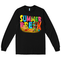 Black summer break Long Sleeve Tee - texasbilliewilder