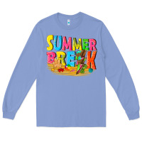 Colony Blue summer break Long Sleeve Tee - texasbilliewilder