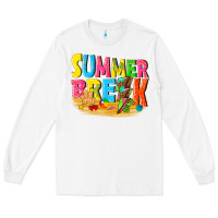 White summer break Long Sleeve Tee - texasbilliewilder
