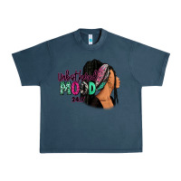 Midnight Navy Unbothered mood 24:7 Urban Heavy Tee - RanaPortraitStore