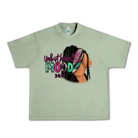 Oil Green Unbothered mood 24:7 Urban Heavy Tee - RanaPortraitStore