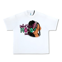 White Unbothered mood 24:7 Urban Heavy Tee - RanaPortraitStore