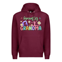 Burgundy gymnastics grandma Premium Hoodie - MaliasSmallBusiness